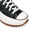 Converse Run Star Hi Schwarz Unisex Sneaker Weiß Gummi 166800C