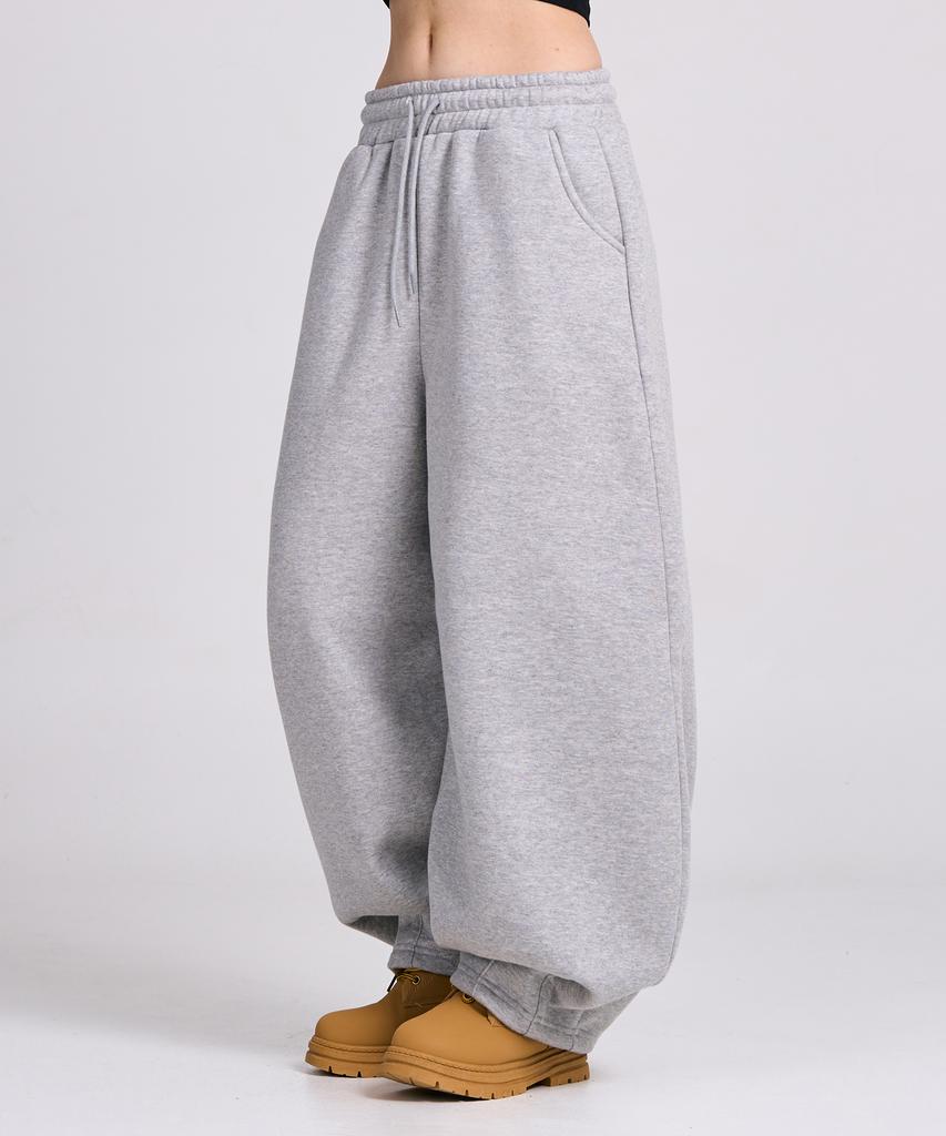 Osillos D18 Triple Pintuck Balloon Sweatpants_Melange