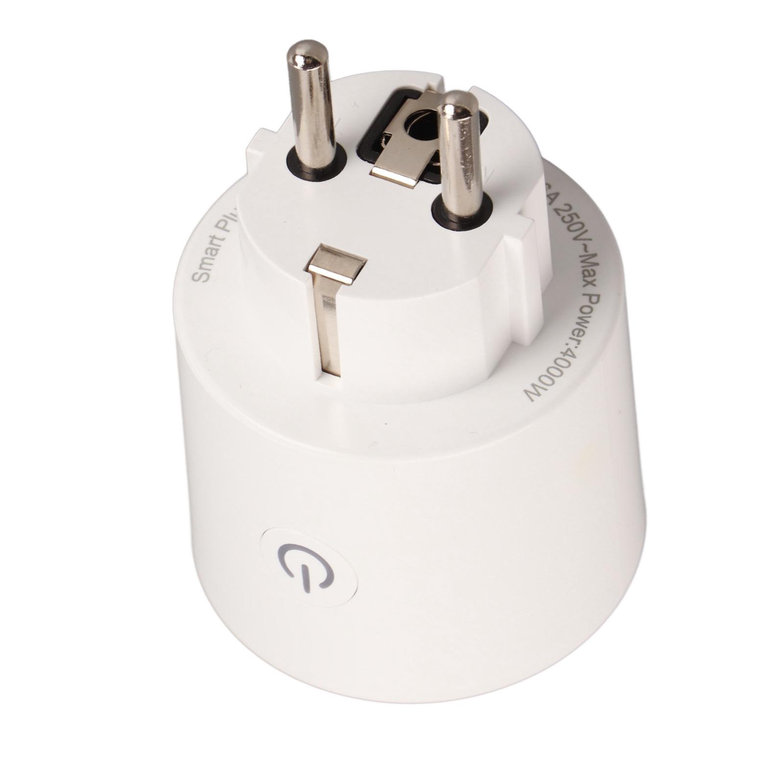 

MOES Smart WIFI Socket Round Fashionable ABS APP Remote Control Wireless Outlet 4000W