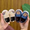Baby Cartoon Slip-On Canvas Shoes, Soft Sole, 0-12 Months