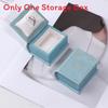Creative Pu Leather Book Style Ring Box With Flip Cover For Jewelry Packaging