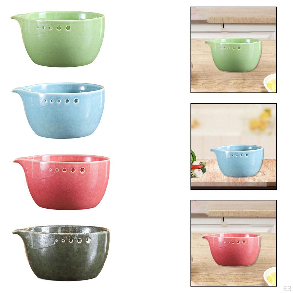 Garlic Grater Herb Bowl Kitchen Tool Supplies Versatile Efficient Peeling Accessory Gadget Ceramic