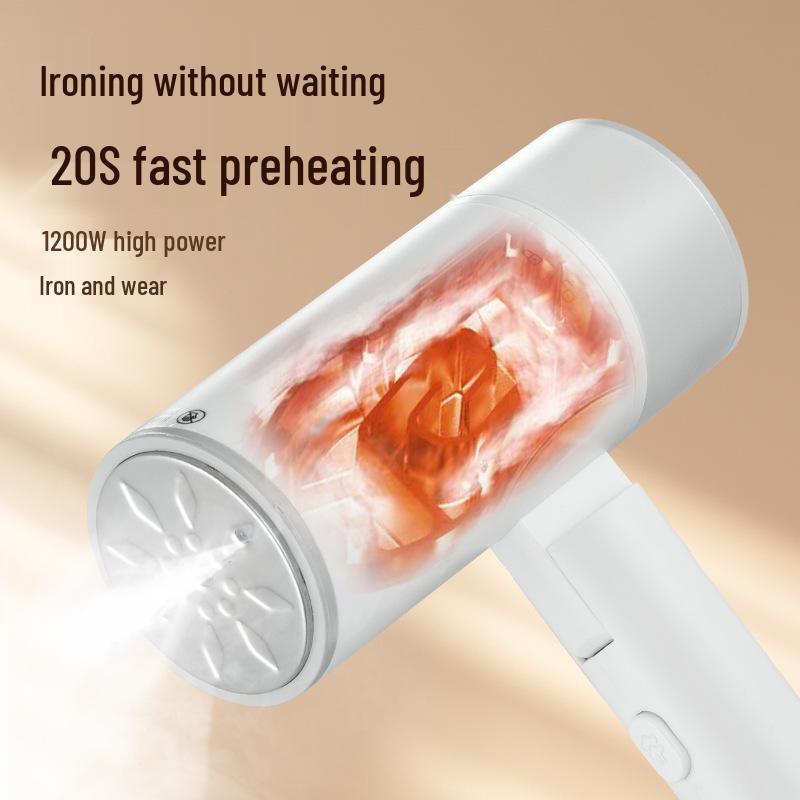 Portable Mini Electric Steam Brush: Travel Iron & Garment Steamer