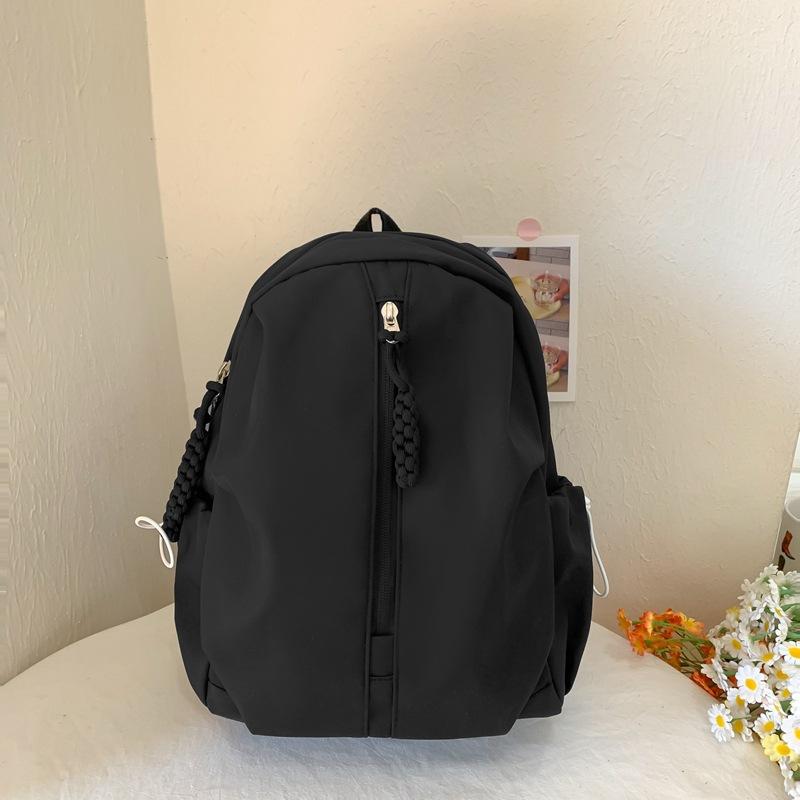 School bag female college students simple niche design sense backpack high value junior high school students leisure travel backpack