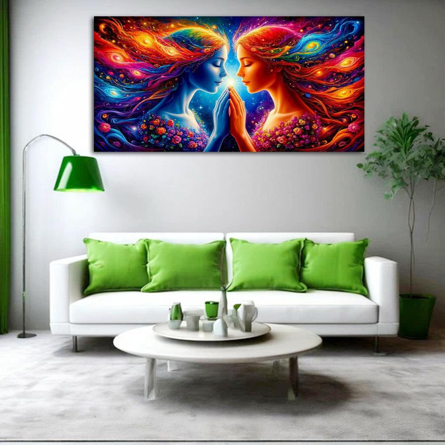 Fantasy Goddess Large Size Diamond Painting Diy Full Square Round Drill Rhinestone Embroidery Beautiful Woman Mosaic Cross Stitch Kits Wall Decor