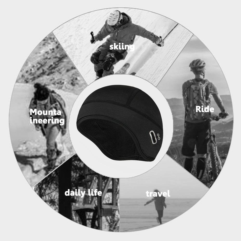 Outdoor Cycling Caps Windproof Thermal Fleece MTB Bicycle Cap Ski Riding Motorcycle Hat Winter Bandana Ciclismo Headband