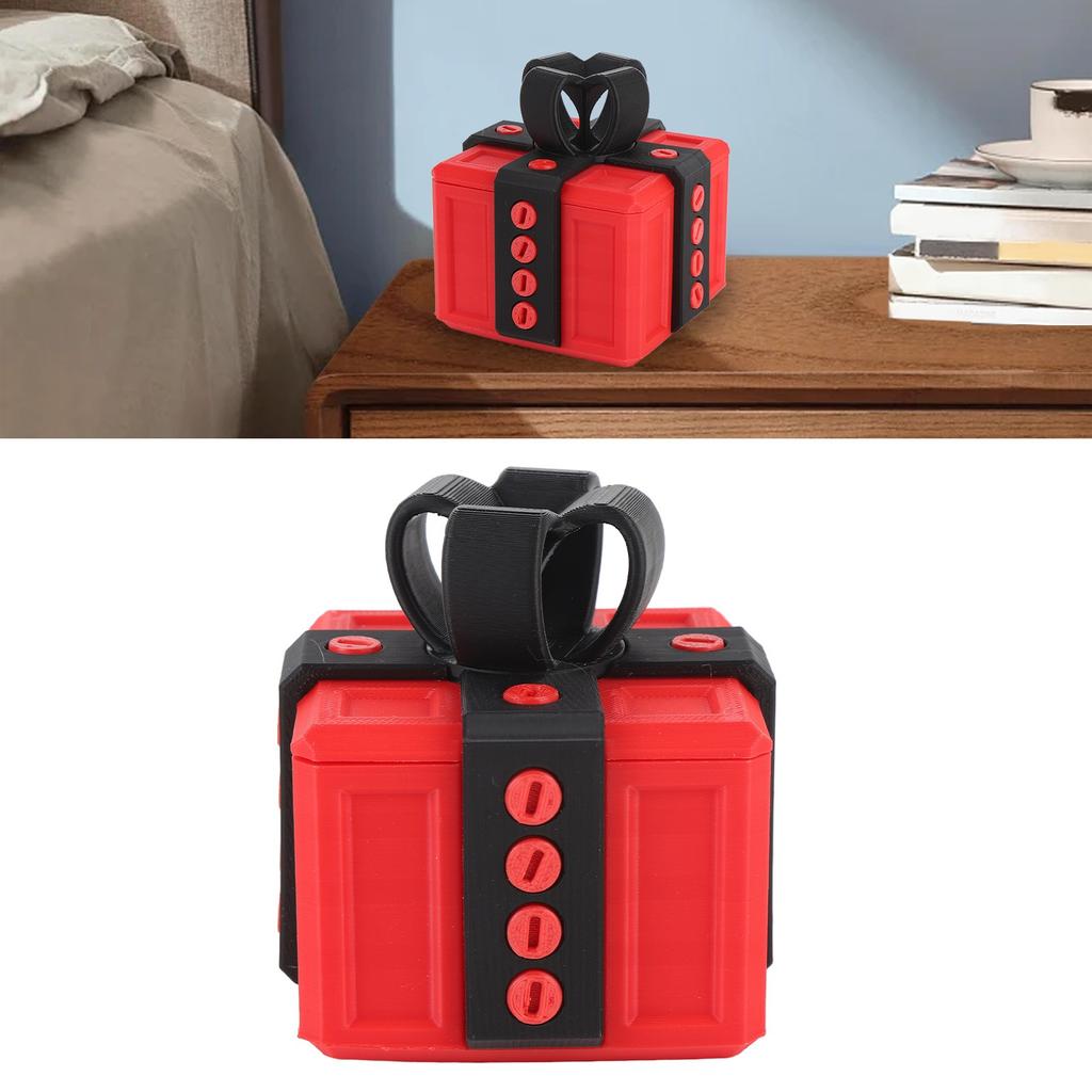 Annoying Present Box with Screws Novelty Funny 3D Printed Present Box for Storing Toys Holiday Decorations