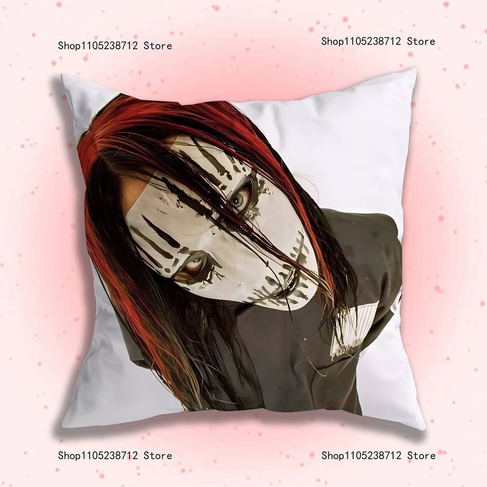 Band Cool S-Slipknot Pillowcase Pillowslip Cushion Plush Boys Girls Cartoon Anime Kawaii Decoration Kids Birthday Cute Gifts