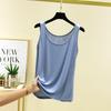 Canotta in modal da donna: Top senza maniche aderente con scollo rotondo per primavera/estate, coordinabile, taglie grandi disponibili