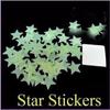 100Pcs Luminous Wall Stickers Glow In The Dark Stars for Kids Baby Rooms Colorful Fluorescent Home