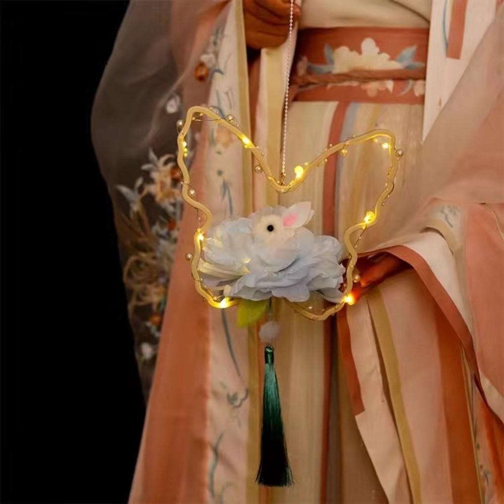 Luminous Flower Lamp Glowing Handheld Light Butterfly Lantern Bunny Lantern  Photoshoot Decor Style 4