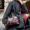 Crossed Color Women's Shoulder Bag with Denim Patchwork Armpit Handbag Crossbody Bag  Casual Outing
