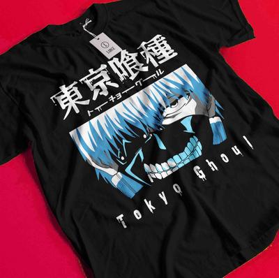Tokyo Ghoul T-Shirt Ken Kaneki Shirt Juuzou Suzuya Anime Manga Horror Unisex Tee BB720