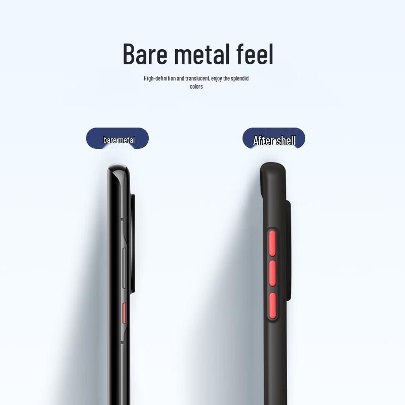 Anti-Fall Frosted Vivo Phone Case with Lens Protection