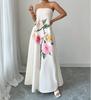 Summer European Style Fashion Casual Print Maxi Dress Women Clothing