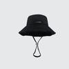 Japanese Retro Women's Denim Fisherman Bucket Hat, Distressed Sunshade for Larger Head, Face Slimming Sun Protection.