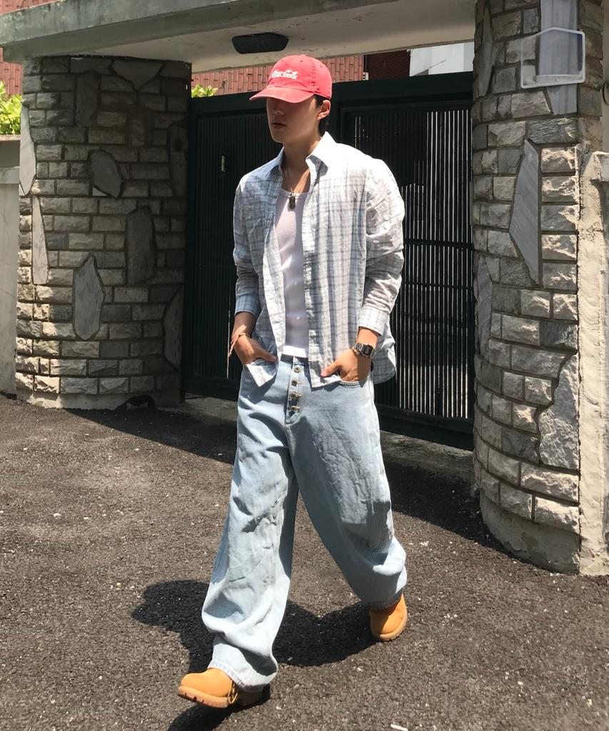 Seupao Oversized Check Shirt_Spycg37C01 (B Type)