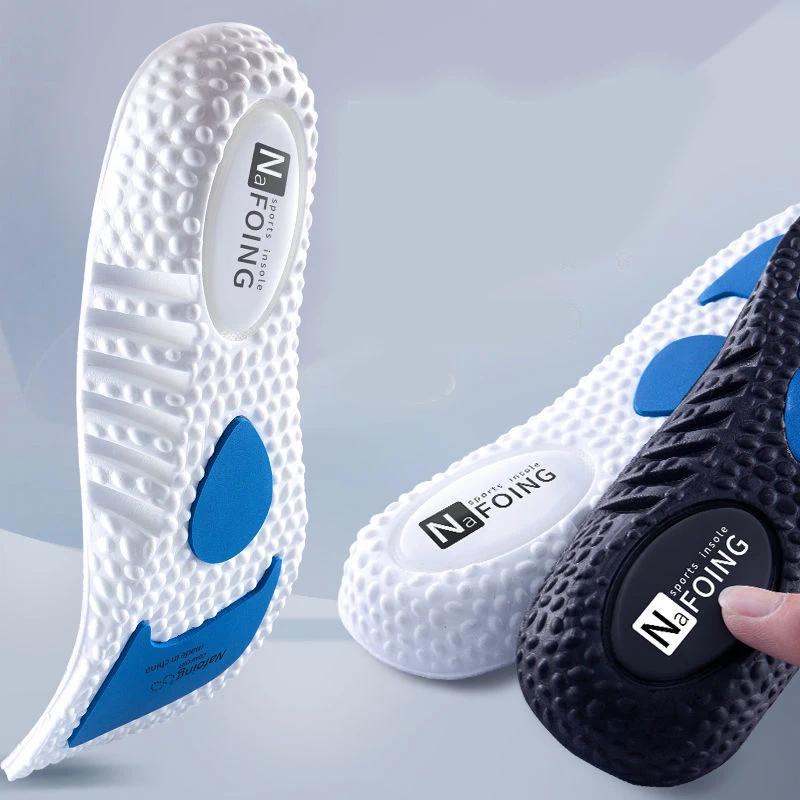 Sport Insoles for Shoes Sole Shock Absorption Deodorant Breathable Cushion Running Insoles For Feet Man Women Massage Care Pads