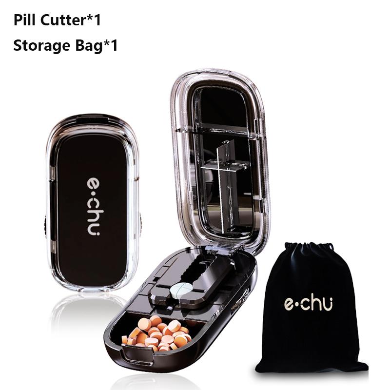 Bärbart 7-dagars pillerfodral Dagligt medicinrese mediciner Förvaring Hemliga fack Pillerfodral för utomhusresor