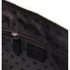 Daks Black Leather Dd Logo Pattern Large Clutch Bag Dbba2f466bk
