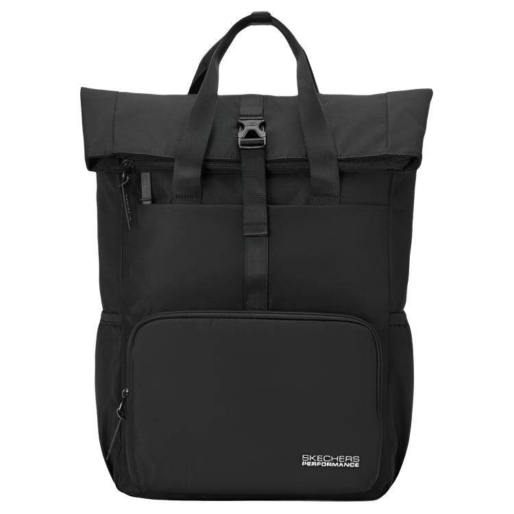 Skechers Large Capacity Lightweight Durable Fabric Backpack Unisex Backpacks Black P226U072-0018 Black
