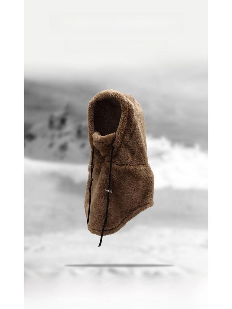 Winterradfahren Skimaske - Arktis-Fleece Winddichte Kapuze