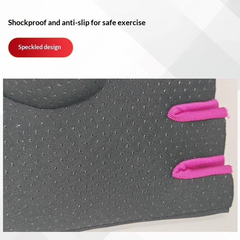 Women Men Fitness Gym Gloves Weightlifting Gloves Half Finger Breathable Non-Slip Gel Pad Bodybuilding Training Dumbbells Gloves