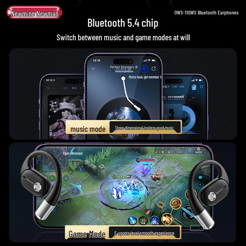 Newmine OWS-11 Bone Conduction Sports Headphones