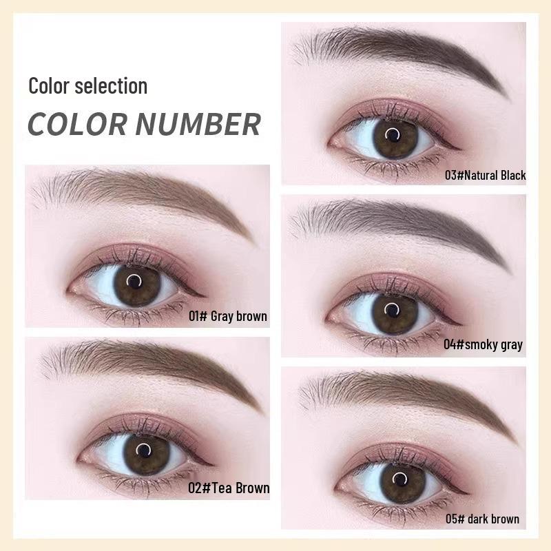 ROOBOO Wild Velvet Waterproof Eyebrow Pencil - Pigmented, Long-lasting, Sweatproof Makeup for Beginners