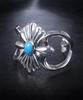 Josilver Morning Glory Bangle (Turquoise)