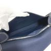 HERMES Buenaventura PM Crossbody bag flap Shoulder Bag Leather/Canvas Navy