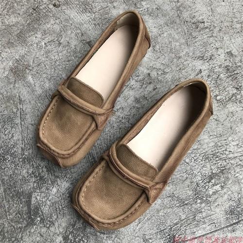 Модные женские мокасины из воловьей кожи — фото 8