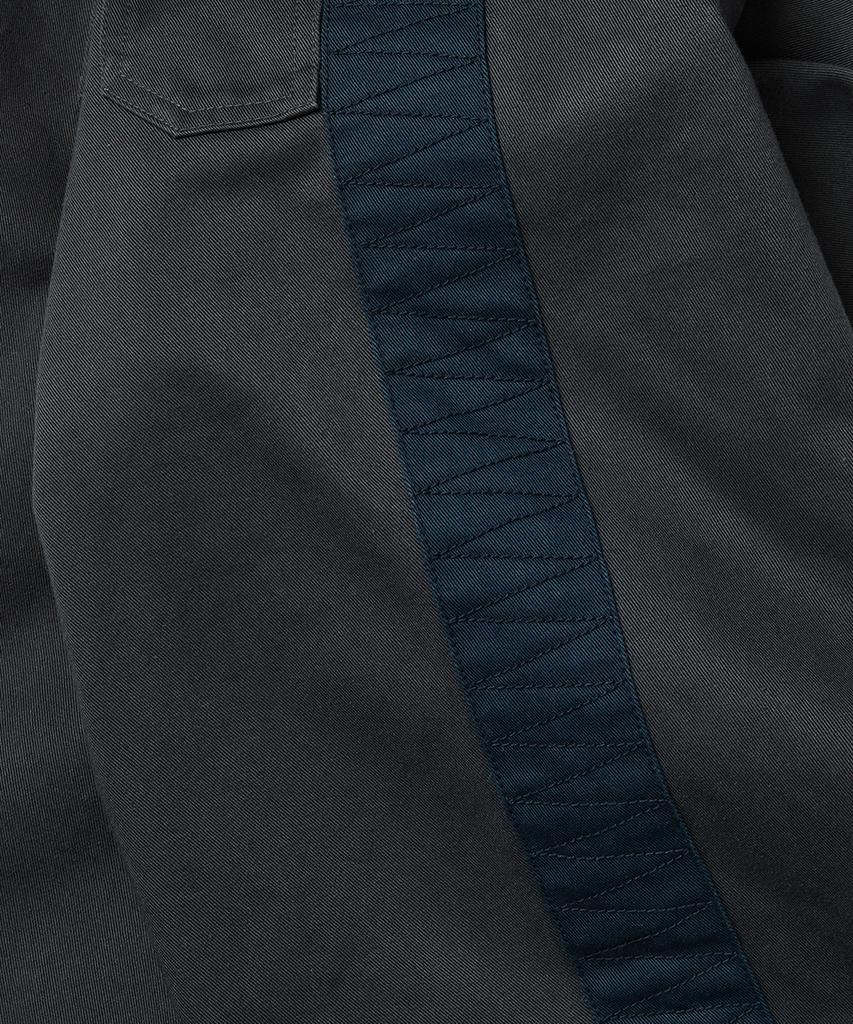 YESEYESEE Side Stripe Work Pants Charcoal