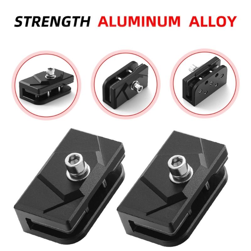 Versatile Metal Hood Mounting Brackets Metal Mount Pair Adjustable Work Light Holders Upgrades for LED Work Lights