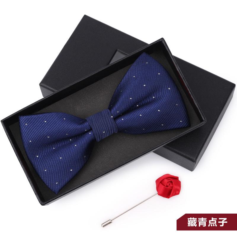 Bow Tie Men'S Wedding Groom Best Man Red Suit Shirt British Brothers Korean Bow Women'S Gift Box