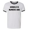 Arnold É Número Um Pumping Iron Filmes do Schwarzenegger DVD Blu Ray Camiseta Unisex