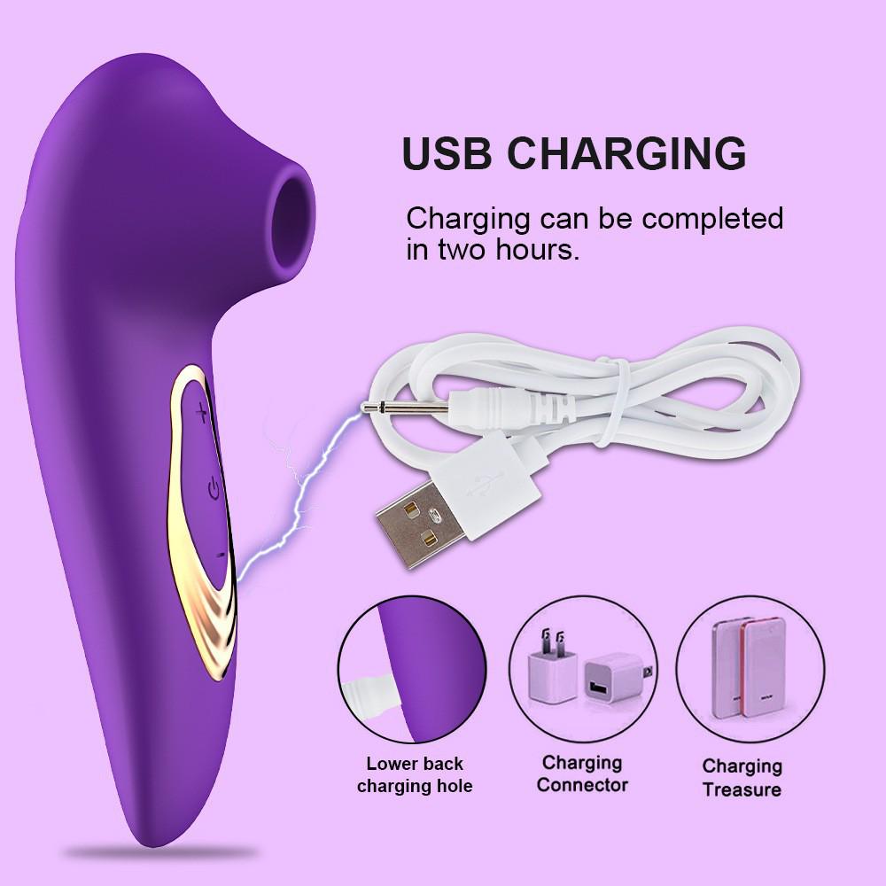 Women's Rose Clitoral & G-Spot Vibrator with Powerful Breast Massager