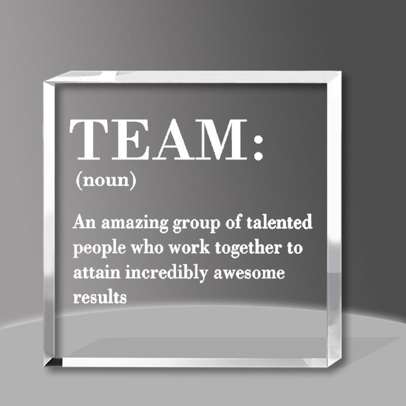 

Вдохновляющая командная табличка: Существительные/Дизайн логотипа, Декор для офиса/дома. Подарок Коллегам - Каркас Стола (Командное сотрудничество). чистый