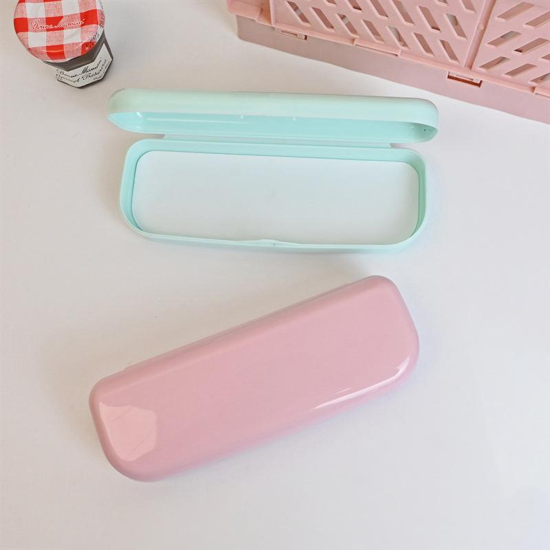 

Портативный милый футляр для очков, женские солнцезащитные очки, очки для близорукости, коробка для хранения, дорожные очки, защитный органайзер, кремовый цвет