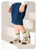 Capybara Kids' Cotton Mid-Calf Socks with Cartoon Designs for Spring, Autumn, and Winter