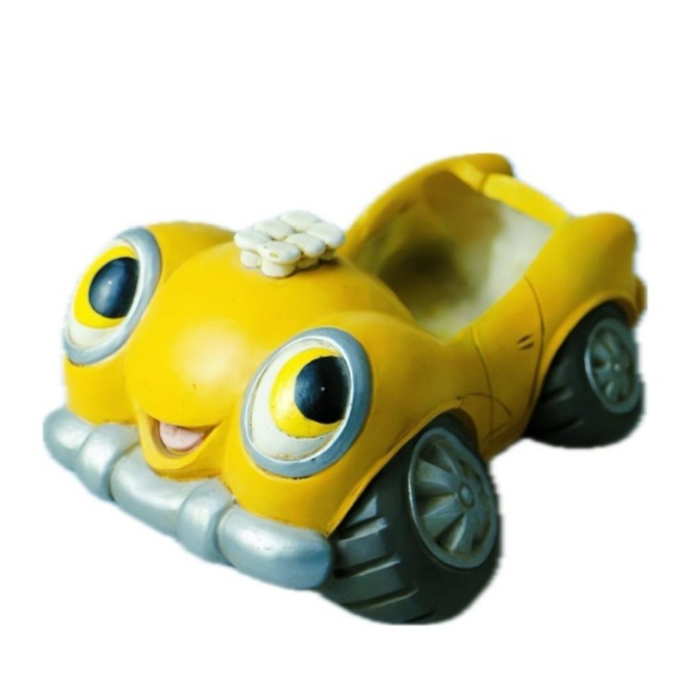 Car Shaped Succulent Flower Pot All Weather Resistant Cartoon Car Figurine  Christmas