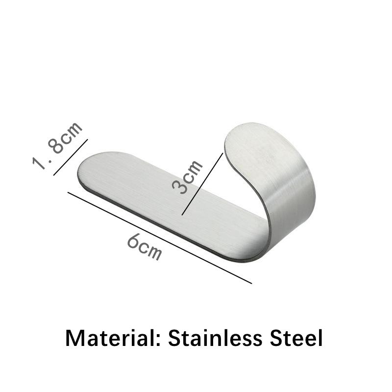 3Pcs Mehrzweck Wand Organizer Haken Hinter-tür Schlüssel Kleiderbügel Haken Bad Robe Handtuch Halter Rack Küche Hardware regal Haken