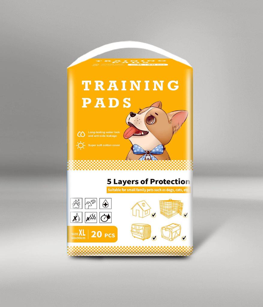 Pet Training Pads: Disposable, Thickened Pee Pads & Diapers for Dogs & Cats