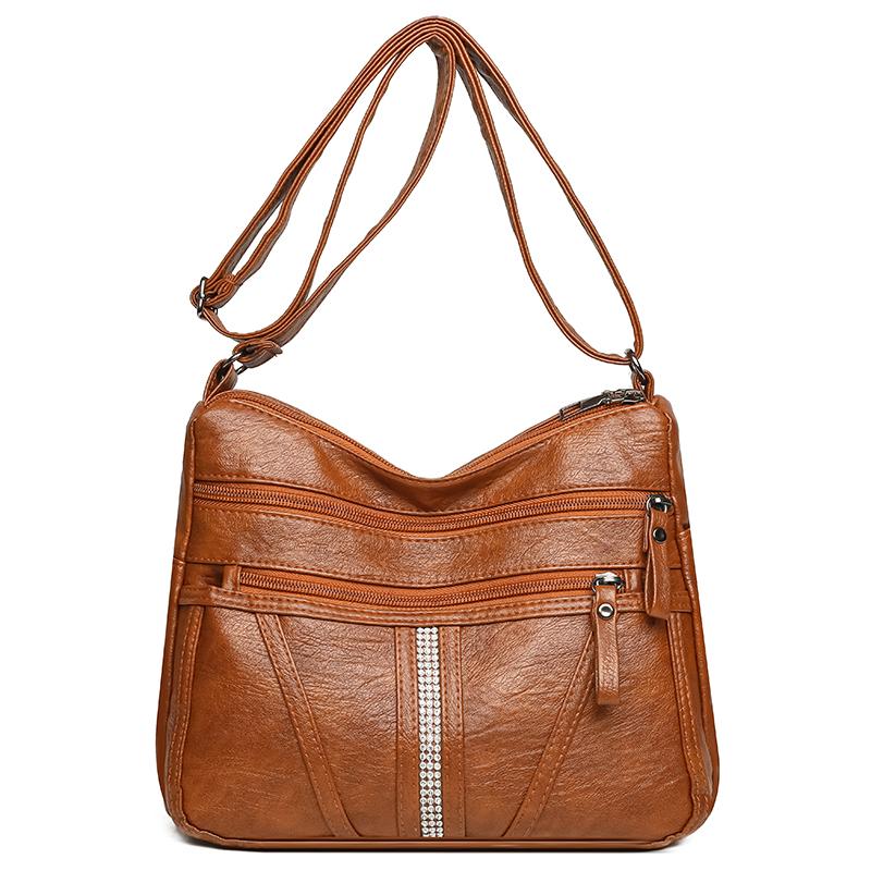 Damentasche 2026 Trend Handtaschen Damen Schultertaschen Weiches Leder Mode Vielseitige Umhängetasche