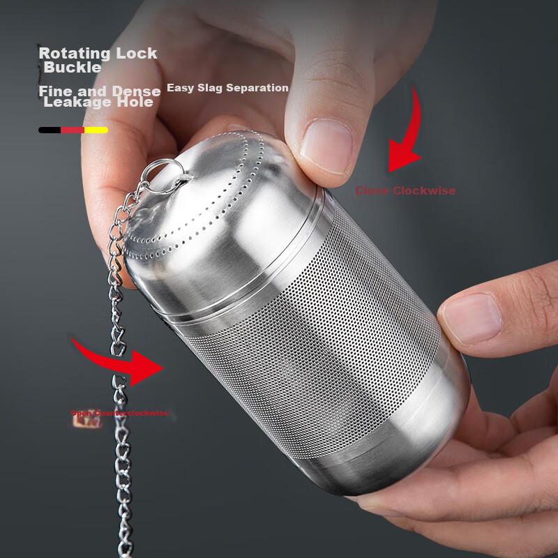 Newair 316 Stainless Steel Seasoning Ball Bag, Household Strainer, Large Spice Rack, Braising Pot, Soup Pot, Stew Pot, Condiment Container
