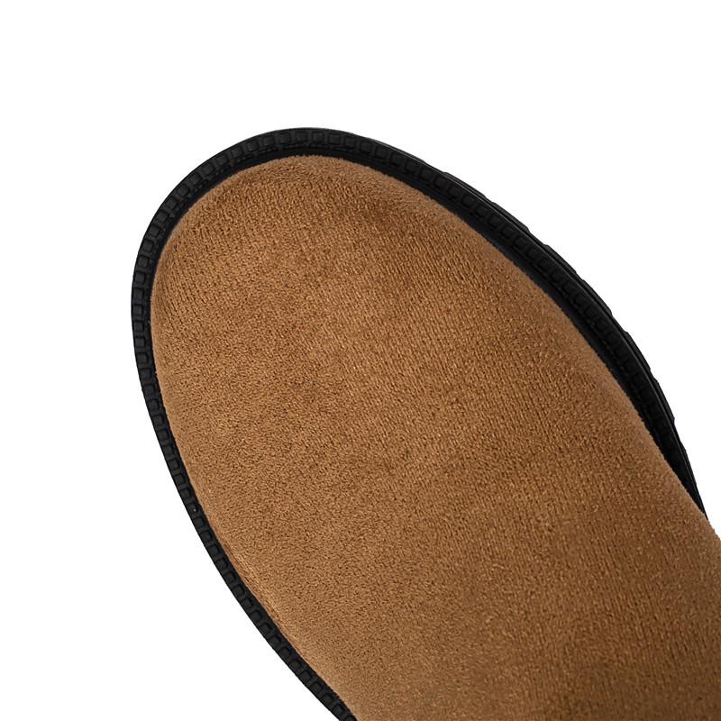 Women's Snow Boots, Comfortable and Warm In Autumn and Winter, Thick Heel Low Heel Large Size Plush Short Boots