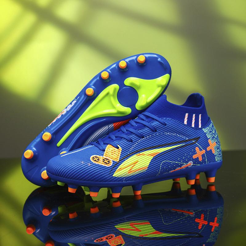 New Football Shoes Men's Professional Game Long Nail Football Shoes Youth Training Broken Nail Sports Football