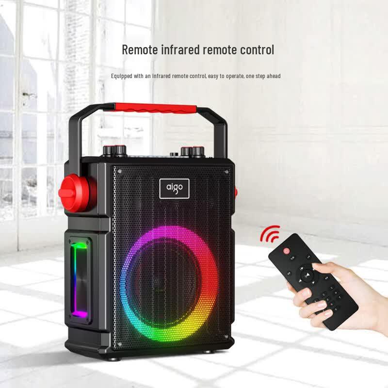 Aigo T333 Portable Wireless Bluetooth Speaker with Dual Microphones (CN Version)