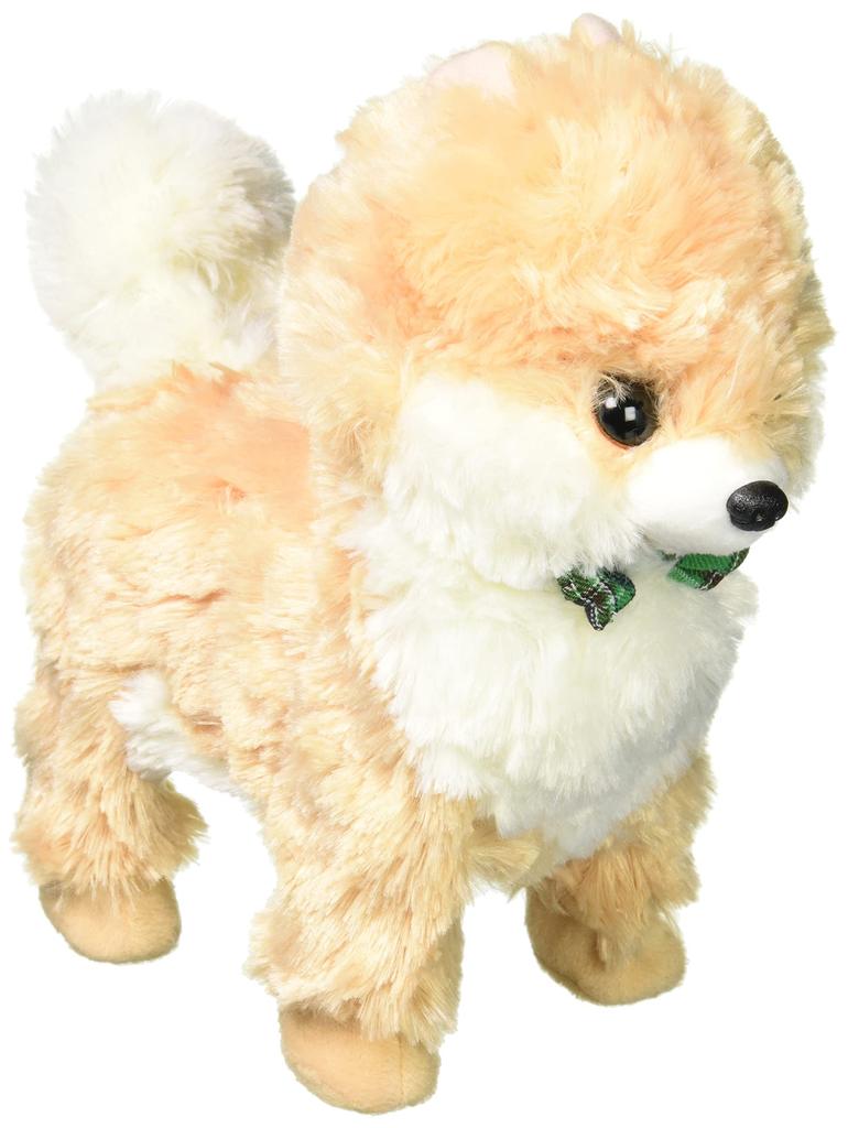 Iwaya Hug Touch Pampered Pomeranian Plush Electronic Pet & Battery-Operated Toy, 3234-3