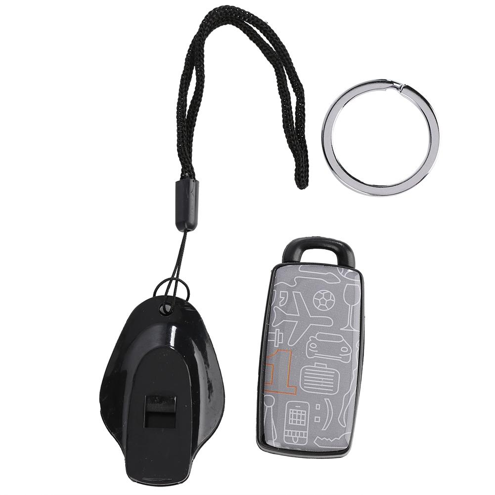 

Electronic LED Whistle Key Finder Portable Anti lost Alarm Keychain